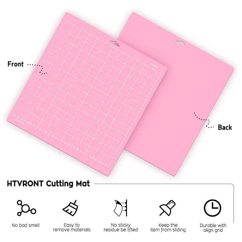 Pink Fabric Adhesive Vinyl Cutter Mat